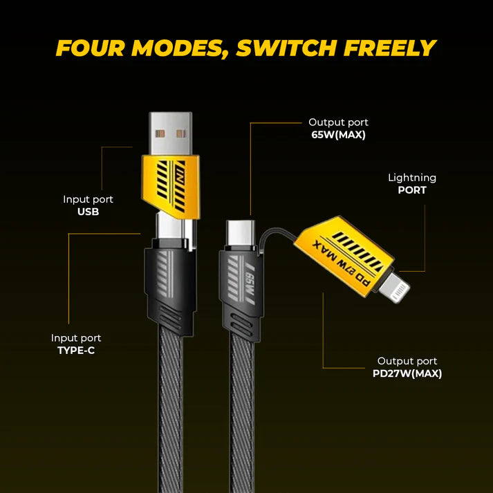 Super Sonic Data Cable 4-in-1
